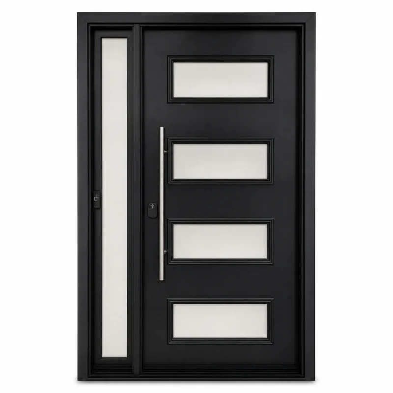 SD052 steel entry door Amazon white background