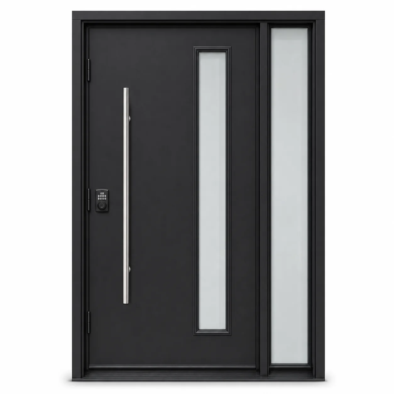 SD054 Amazon white background SD054 steel entry door Amazon white background