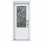 SD055 steel entry door Amazon white background
