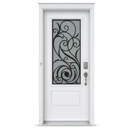 SD055 steel entry door Amazon white background