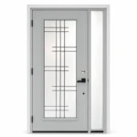 SD056 steel entry door Amazon white background