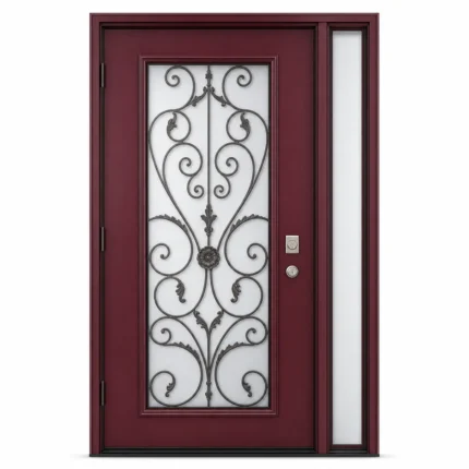 SD060 steel entry door Amazon white background