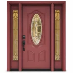 SD061 steel entry door Amazon white background
