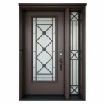 SD063 steel entry door Amazon white background