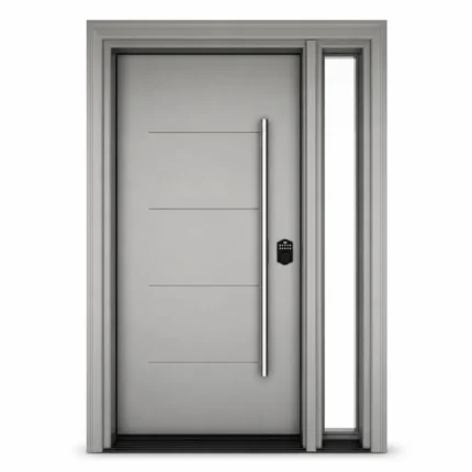 SD069 steel entry door Amazon white background
