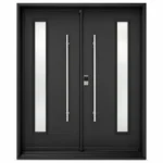 SD070 steel entry door Amazon white background