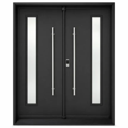 SD070 steel entry door Amazon white background