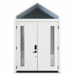 SD073 steel entry door Amazon white background