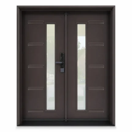 SD074 steel entry door Amazon white background