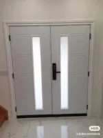 SD075 steel entry door original product view