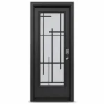 SD081 steel entry door Amazon white background