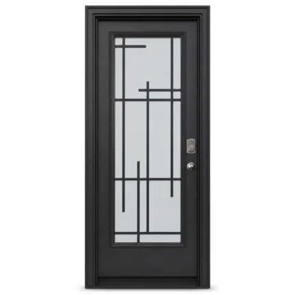 SD081 steel entry door Amazon white background