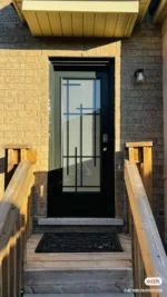 SD081 steel entry door original product view