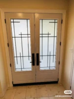 SD082 steel entry door original product view