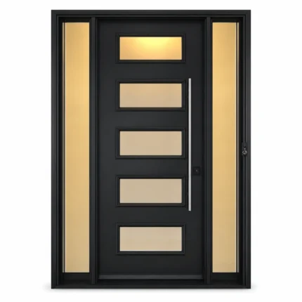 SD083 steel entry door Amazon white background
