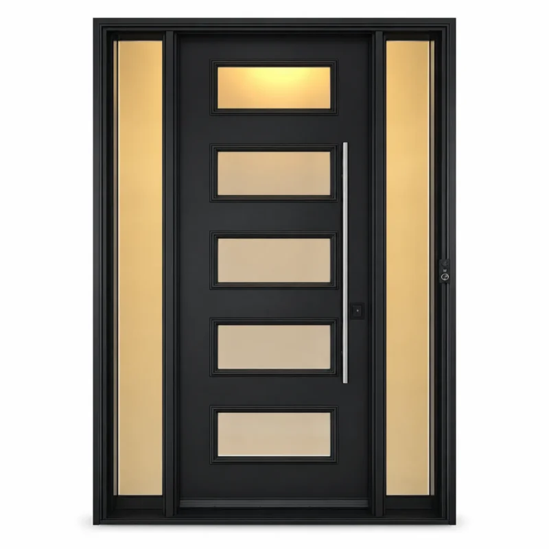 SD083 steel entry door Amazon white background