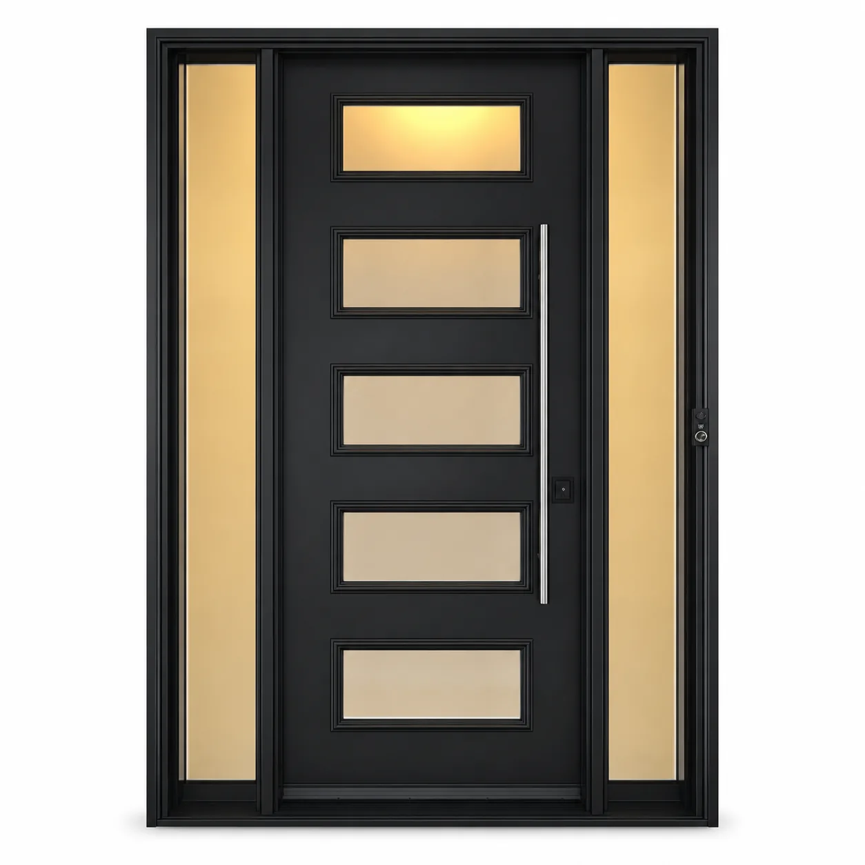 SD083 Amazon white background SD083 steel entry door Amazon white background