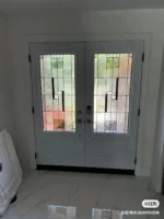 SD084 steel entry door original product view