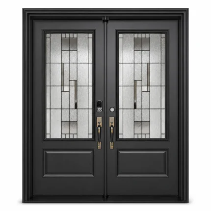 SD085 steel entry door Amazon white background