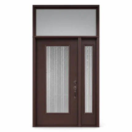 SD086 steel entry door Amazon white background