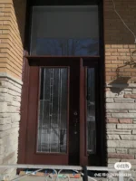 SD086 steel entry door original product view