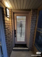 SD092 steel entry door original product view