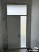 SD095 steel entry door original product view
