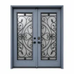 SD096 steel entry door Amazon white background