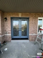 SD096 steel entry door original product view