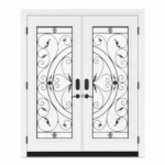 SD097 steel entry door Amazon white background