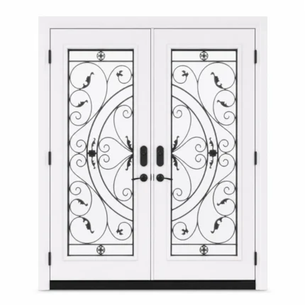 SD097 steel entry door Amazon white background