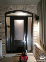 SD102 steel entry door original product view