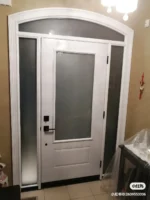 SD103 steel entry door original product view