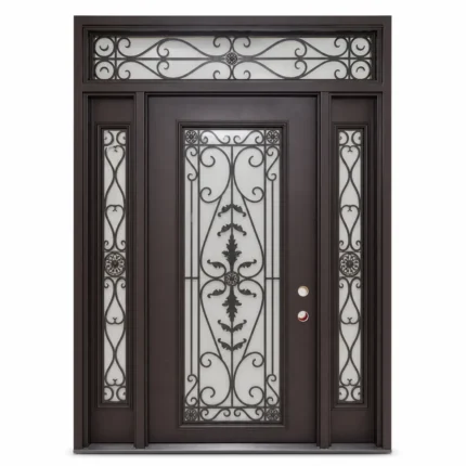 SD113 steel entry door Amazon white background