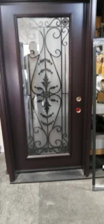 SD113 steel entry door original product view