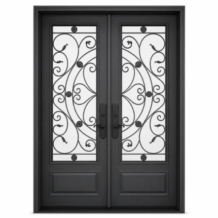 SD114 steel entry door Amazon white background
