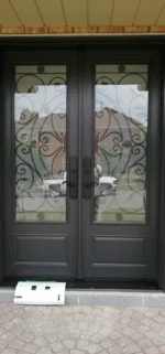 SD114 steel entry door original product view