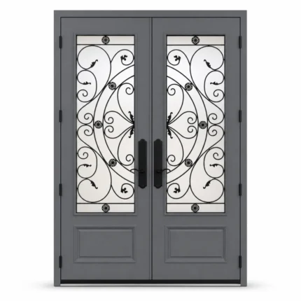 SD115 steel entry door Amazon white background