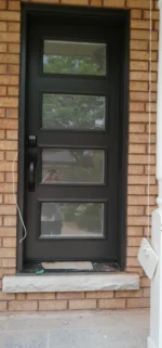 SD116 steel entry door original product view