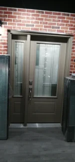 SD117 steel entry door original product view