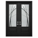 SD118 steel entry door Amazon white background
