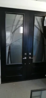 SD118 steel entry door original product view