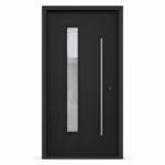 SD122 steel entry door Amazon white background