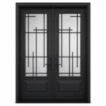 SD126 steel entry door Amazon white background