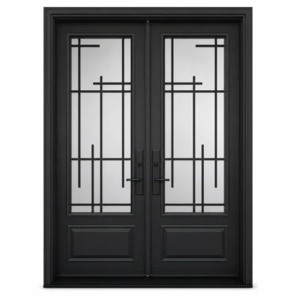 SD126 steel entry door Amazon white background
