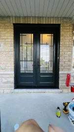SD126 steel entry door original product view