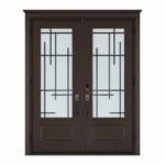 SD128 steel entry door Amazon white background