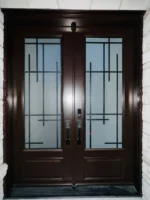 SD128 steel entry door original product view