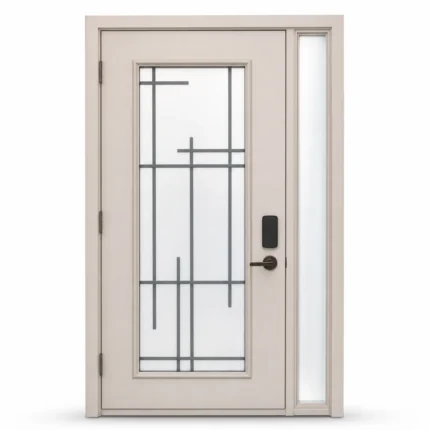 SD131 steel entry door Amazon white background
