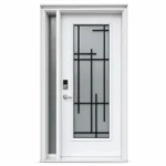 SD132 steel entry door Amazon white background